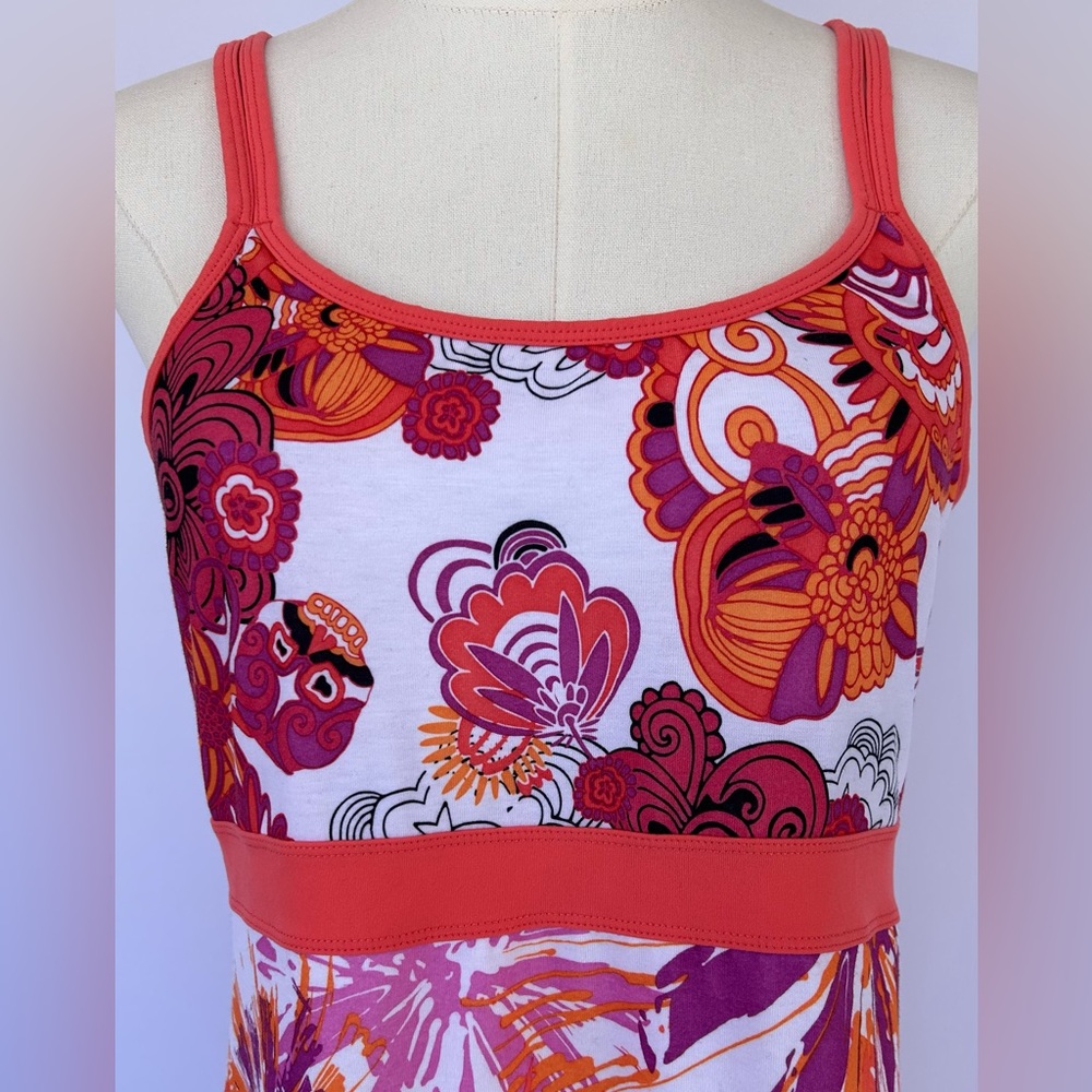 prAna Women’s Ayla Dress Athleisure/Outdoor Shelf Bra CrissCross Straps Size XL - Picture 2 of 10